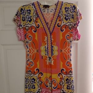 Comfortable, Cute Summer Dress XS but runs big more like a Small